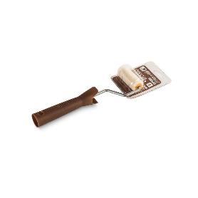 MINI RODILLO VELOUR 6CM+V.ESM-BARN.DISOL + VARILLA ESMALTAR-BARNIZAR ALUMINIO DISOLVENTE