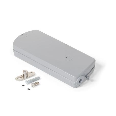 EMUCA MECANISMO PARA PUERTAS ABATIBLES MICROWINCH, 10KG, ACERO Y PLÁSTICO, GRIS