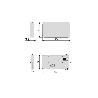 EMUCA MECANISMO PARA PUERTAS ABATIBLES MINIWINCH CON TAPA, 14KG, ACERO Y PLÁSTICO, GRIS