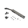 EMUCA COMPÁS PARA PUERTAS ELEVABLES ALTIUS ONE, RANGO DE FUERZA 1440-2200, ACERO, TITANIO