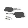 EMUCA COMPÁS PARA PUERTAS ELEVABLES ALTIUS LIFT, FUERZA 1100-2900 (MEDIUM=M), ACERO Y PLÁSTICO, GRIS ANTRACITA