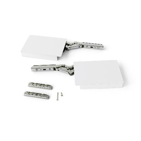 EMUCA COMPÁS PARA PUERTAS ELEVABLES ALTIUS LIFT, FUERZA 4000-9000 (EXTRA HIGH=XH), ACERO Y PLÁSTICO, BLANCO