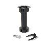 EMUCA LOTE DE 10 KITS DE PIES NIVELADORES PARA MUEBLE BONE, CON BASE PREMONTADA, ALTURA 150MM, REGULABLE 148-165MM,