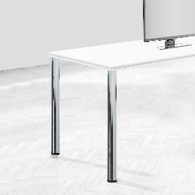 EMUCA LOTE DE 4 PATAS PARA MESA, DIÁMETRO 60MM, H 830MM, ACERO, NÍQUEL SATINADO