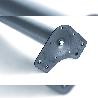 EMUCA LOTE DE 4 PATAS PARA MESA, DIÁMETRO 60MM, H 710MM, ACERO, CROMADO