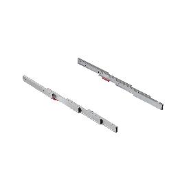 EMUCA GUÍAS PARA MESA EXTENSIBLE LUNCH+39, ALUMINIO, ANODIZADO INOX