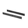 EMUCA LOTE DE 5 JUEGOS DE GUÍAS PARA CAJONES, DE BOLAS, ALTURA 45MM, PROFUNDIDAD 450MM, EXTRACCIÓN TOTAL, NEGRO