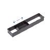 EMUCA ORGANIZADOR ORDERBOX PARA CAJÓN, 100X470MM, ACERO Y MADERA, GRIS ANTRACITA