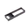 EMUCA ORGANIZADOR ORDERBOX PARA CAJÓN, 150X470MM, ACERO Y MADERA, GRIS ANTRACITA