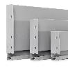 EMUCA CAJÓN EXTERIOR VERTEX 40KG DE ALTURA 178MM, PROFUNDIDAD 400MM, ACERO, PINTADO GRIS