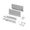 EMUCA CAJÓN EXTERIOR VERTEX 40KG DE ALTURA 178MM, PROFUNDIDAD 400MM, ACERO, PINTADO GRIS