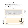 EMUCA KIT DE CAJÓN PARA COCINA O BAÑO VERTEX DE ALTURA 93MM CON REGULACIÓN 3D, TABLEROS INCLUIDOS, MÓDULO 900MM, GR