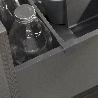 EMUCA KIT DE ACCESORIOS DIVISORES PARA INTERIOR DE CAJONES VERTEX-CONCEPT, ANCHO 600MM, ALUMINIO Y PLÁSTICO, GRIS A