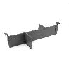 EMUCA KIT DE ACCESORIOS DIVISORES PARA INTERIOR DE CAJONES VERTEX-CONCEPT, ANCHO 600MM, ALUMINIO Y PLÁSTICO, GRIS A