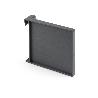 EMUCA KIT DE ACCESORIOS DIVISORES PARA INTERIOR DE CAJONES VERTEX-CONCEPT, ANCHO 600MM, ALUMINIO Y PLÁSTICO, GRIS A