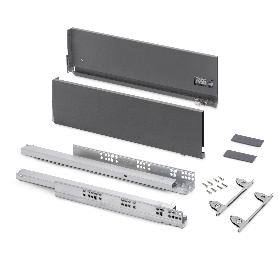 EMUCA CAJÓN EXTERIOR VERTEX CON REGULACIÓN 3D DE ALTURA 178MM, 40KG, ESPESOR DE TABLERO DE 18MM, PROFUNDIDAD 350MM,
