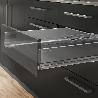 EMUCA CAJÓN EXTERIOR VERTEX CON REGULACIÓN 3D DE ALTURA 131MM, 40KG, ESPESOR DE TABLERO DE 18MM, PROFUNDIDAD 500MM,