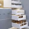 EMUCA CAJÓN EXTERIOR PROTONE 30KG CON GUÍAS DE EXTRACCIÓN TOTAL Y CIERRE SUAVE, ALTURA 131MM, PROFUNDIDAD 400MM, AC