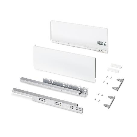 EMUCA CAJÓN EXTERIOR PROTONE 30KG CON GUÍAS DE EXTRACCIÓN TOTAL Y CIERRE SUAVE, ALTURA 178MM, PROFUNDIDAD 450MM, AC