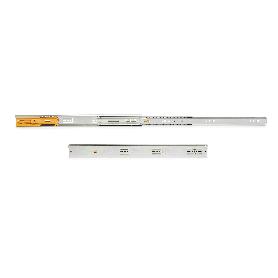 EMUCA JUEGO DE GUÍAS DE BOLAS PARA CAJONES CON EXTRACCIÓN TOTAL Y CIERRE SUAVE, ALTURA 45MM, LOGITUD 300MM, ACERO, 