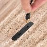 EMUCA CONECTOR USB A Y C PARA CARGAR LINKY, 81X12MM, PARA ENCASTRAR O SUPERFICIE, PLÁSTICO, NEGRO