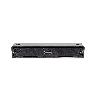 EMUCA CONECTOR USB A Y C PARA CARGAR LINKY, 81X12MM, PARA ENCASTRAR O SUPERFICIE, PLÁSTICO, NEGRO