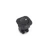 EMUCA LOTE DE 10 INTERRUPTORES PARA EMPOTRAR D21X21, PLÁSTICO, NEGRO