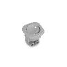 EMUCA LOTE DE 10 INTERRUPTORES PARA EMPOTRAR D21X21, PLÁSTICO, GRIS