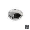 EMUCA LOTE DE 8 TAPAS PASACABLES CIRCULARES, DIÁMETRO 60MM, PARA ENCASTRAR, ZAMAK, CROMADO