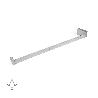 EMUCA BARRA PARA ARMARIO CON LUZ LED CASTOR, BATERÍA EXTRAIBLE Y SENSOR DE MOVIMIENTO, L858MM, PLÁSTICO Y ALUMINIO,