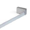 EMUCA BARRA PARA ARMARIO CON LUZ LED CASTOR, BATERÍA EXTRAIBLE Y SENSOR DE MOVIMIENTO, L858MM, PLÁSTICO Y ALUMINIO,