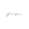 EMUCA FOCO LED PARA ESPEJO DE BAÑO GEMINI (AC 230V 50HZ), SIN NECESIDAD DE CONVERTIDOR, L233MM, LUZ BLANCA NATURAL 