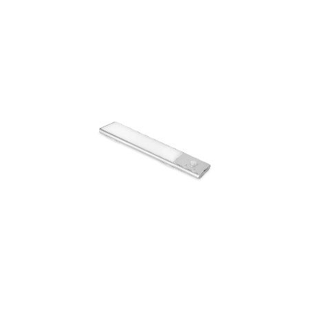 EMUCA APLIQUE LED RECARGABLE POR USB KAUS CON SENSOR DE MOVIMIENTO, L240MM, PLÁSTICO Y ALUMINIO, ANODIZADO MATE