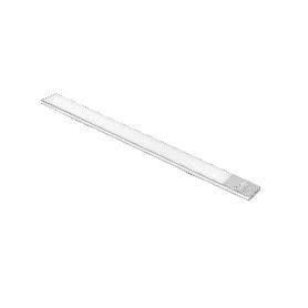 EMUCA APLIQUE LED RECARGABLE POR USB KAUS CON SENSOR DE MOVIMIENTO, L400MM, PLÁSTICO Y ALUMINIO, ANODIZADO MATE