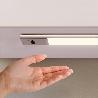EMUCA APLIQUE LED RECARGABLE POR USB KAUS CON SENSOR TÁCTIL DE PROXIMIDAD, L400MM, PLÁSTICO Y ALUMINIO, ANODIZADO M