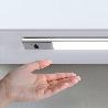 EMUCA APLIQUE LED RECARGABLE POR USB KAUS CON SENSOR TÁCTIL DE PROXIMIDAD, L400MM, PLÁSTICO Y ALUMINIO, ANODIZADO M