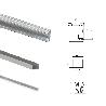 EMUCA KIT DE HERRAJES PARA ARMARIO DE 2 PUERTAS CORREDERAS Y CIERRE SUAVE PLACARD 90, PERFIL VALL, ESPESOR 19MM, TA