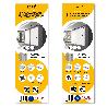 EMUCA KIT DE HERRAJES PARA ARMARIO DE 2 PUERTAS CORREDERAS Y CIERRE SUAVE PLACARD 90, PERFIL VALL, ESPESOR 19MM, TA