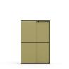 EMUCA KIT DE HERRAJES PARA ARMARIO 2 PUERTAS CORREDERAS Y CIERRE SUAVE FLOW CON CARRILES DE SUPERFICIE 2.35M, TABLE