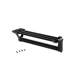 EMUCA COLGADOR EXTRAÍBLE PARA ARMARIO, ALUMINIO, PINTADO NEGRO