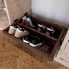 EMUCA CAJÓN ZAPATERO EXTRAÍBLE MOKA, 564 - 594, ACERO, PINTADO MOKA