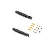 EMUCA JUEGO DE SOPORTES PLEGABLES PARA ESTANTE, LONGITUD 203MM, ACERO, PINTADO NEGRO