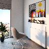 EMUCA JUEGO DE SOPORTES PLEGABLES PARA ESTANTE, LONGITUD 403MM, ACERO, PINTADO BLANCO