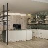 EMUCA KIT DE ESTRUCTURA MODULAR ZERO CON HERRAJES PARA EL MONTAJE DE FIJACIÓN A PARED, ALUMINIO Y ZAMAK, PINTADO NE