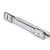 EMUCA KIT DE ZAPATERO METÁLICO Y BASTIDOR CON GUÍAS CIERRE SUAVE PARA ARMARIO, REGULABLE, MÓDULO 900MM, GRIS PIEDRA