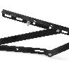 EMUCA JUEGO DE MECANISMOS ELEVABLES PARA CAMA CANAPÉ, APERTURA LATERAL, PARA CAMAS DE 90 CM, ACERO, PINTADO NEGRO