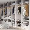 EMUCA LOTE DE 2 BARRAS PARA ARMARIO LUXE DE LONGITUD 1.15M CON SOPORTES, ALUMINIO Y PLÁSTICO, PINTADO COLOR GRIS PI