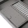 EMUCA KIT DE CAJÓN ORGANIZADOR Y BASTIDOR REGULABLE QUARTZ PARA ARMARIOS, GUÍAS DE CIERRE SUAVE Y EXTRACCIÓN TOTAL,