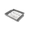 EMUCA KIT DE CAJÓN ZAPATERO Y BASTIDOR REGULABLE QUARTZ PARA ARMARIOS, GUÍAS DE CIERRE SUAVE Y EXTRACCIÓN TOTAL, MÓ