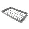 EMUCA KIT DE CAJÓN ZAPATERO Y BASTIDOR REGULABLE QUARTZ PARA ARMARIOS, GUÍAS DE CIERRE SUAVE Y EXTRACCIÓN TOTAL, MÓ